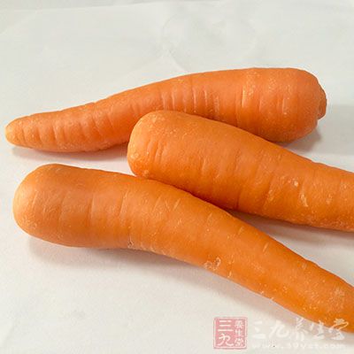 胡萝卜能祛斑并保持皮肤的弹性
