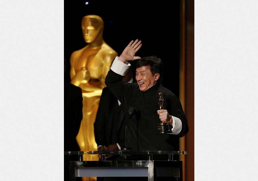 Chinese actor Jackie Chan among winners of A
