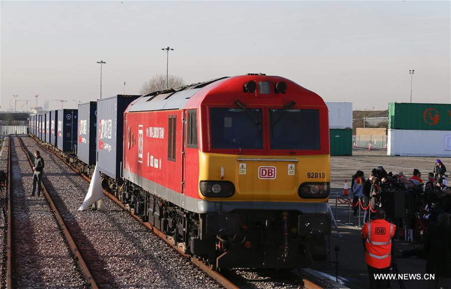 First China-Britain freight train reaches London