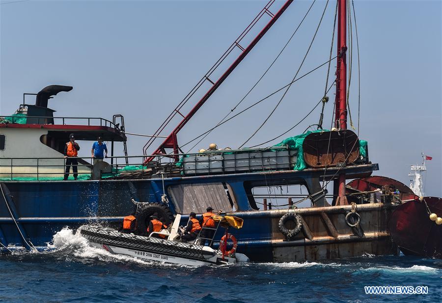 China, Vietnam conclude joint fishery inspection in Beibu Gulf CHINA-VIETNAM-JOINT FISHERY INSPECTION-BEIBU GULF(CN)