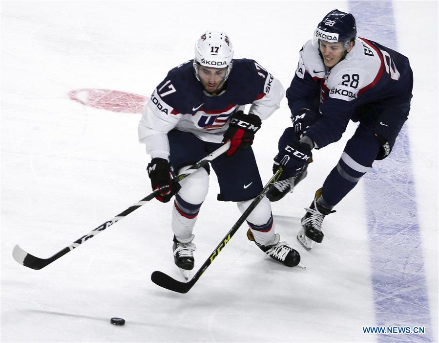 USA beats Slovakia 6-1 at IIHF Ice Hockey World Championship (SP)GERMANY-COLOGNE-ICE HOCKEY-IIHF-WORLD CHAMPIONSHIP-PRELIMINARY ROUND