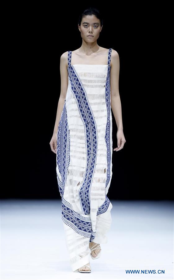 Creations designed by graduates presented at China Graduate Fashion Week CHINA-BEIJING-GRADUATE FASHION WEEK (CN)