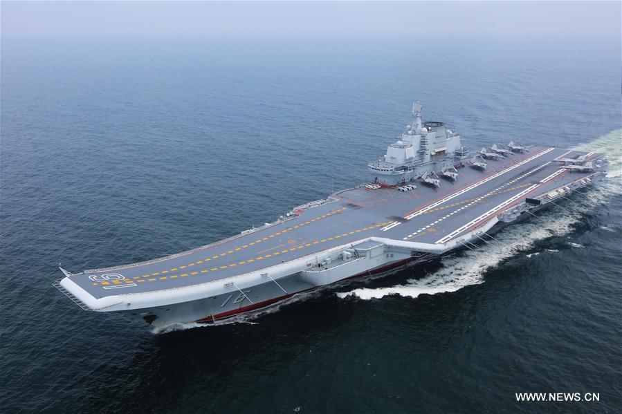 Chinese aircraft carrier formation conducts coordination training CHINA-AIRCRAFT CARRIER-COORDINATION TRAINING (CN)
