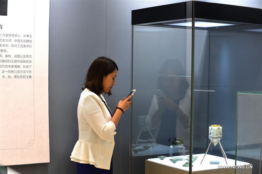 Intangible cultural heritage exhibition opens in Beijing CHINA-BEIJING-BELT AND ROAD-INTANGIBLE CULTURAL HERITAGE-EXHIBITION (CN)
