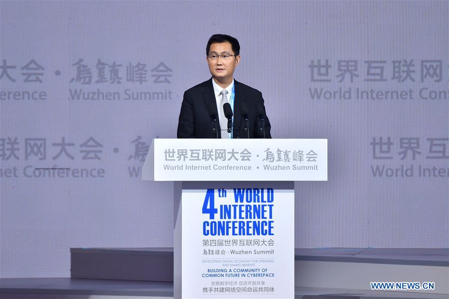Delegates attend plenary session of 4th Internet Conference in Wuzhen CHINA-ZHEJIANG-WUZHEN-INTERNET CONFERENCE (CN)