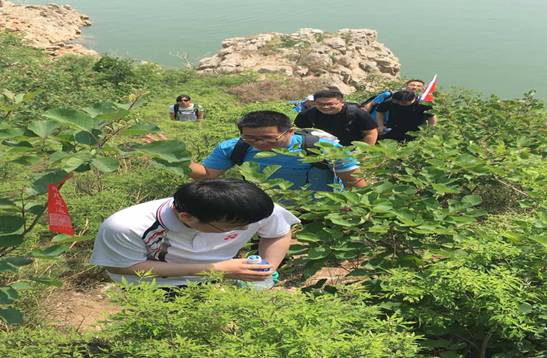 渤海银行北京分行举办徒步穿越金海湖活动 _金