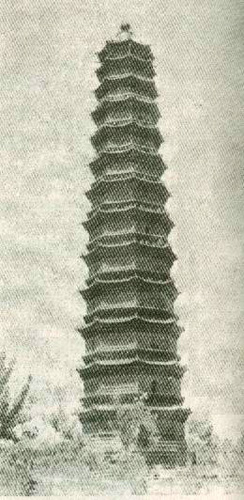 开封铁塔高清图片