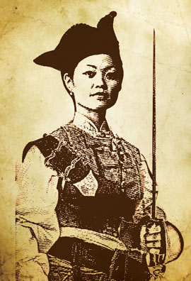 <em>雄霸</em>南海:西洋画中的清代<em>女</em>海盗(1)_历史要闻 