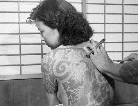 40年代日本男女纹身沐浴照(4)