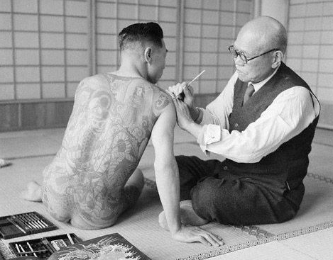 40年代日本男女纹身沐浴照(8)