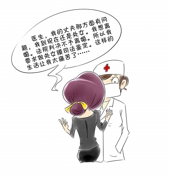 女子称结婚2年过无<em>性生活</em> 为离婚想鉴定处女膜