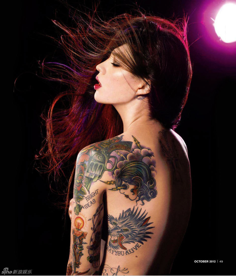 <em>俄罗斯</em>纹身<em>美女</em>Ira Chernova(高清组图)(1)_光明