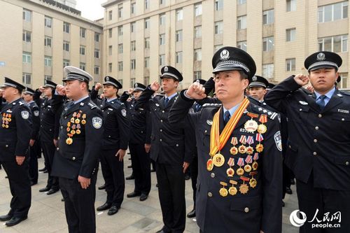 北京市公安局举行千名新警宣誓仪式 <em>傅政华</em>出