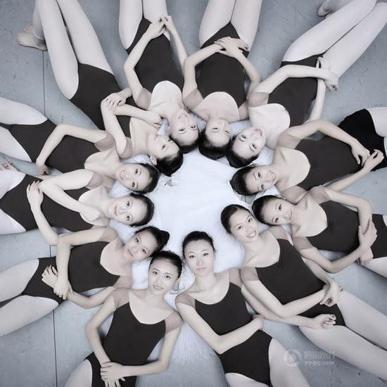 北舞学院唯美毕业照 女星芭蕾造型比拼