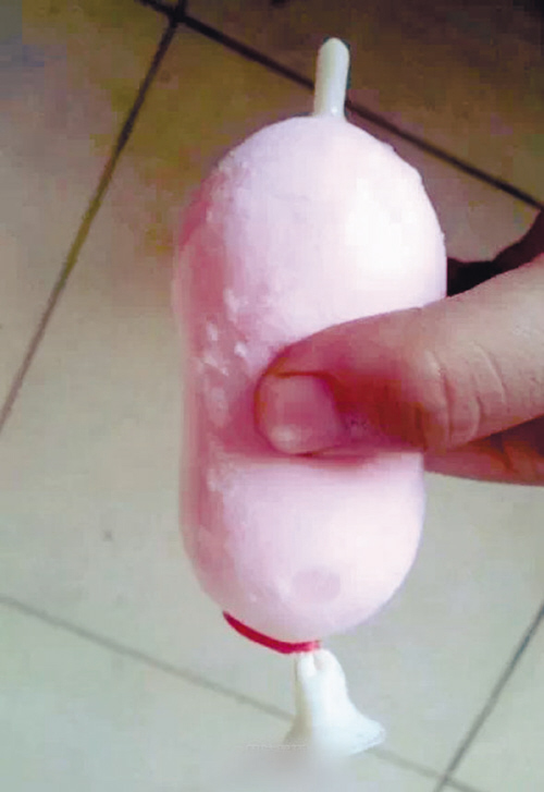 安全套雪糕雷人亮相 成年人都害羞脸红【图】