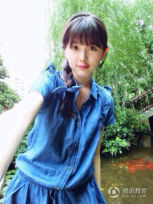 甜美精灵 南昌大学校花图片