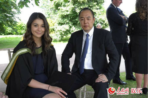  张铁林女儿 月亮私照曝光 张铁林带女儿参加真