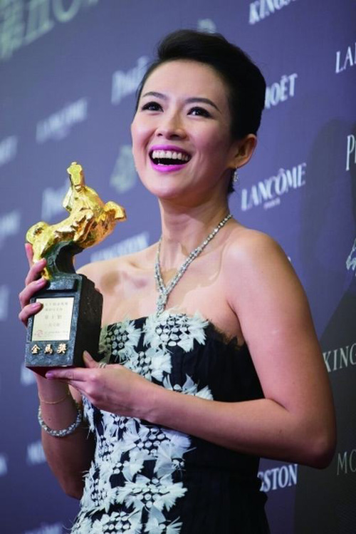  章子怡集齐12个影后  汪峰心疼光鲜背后辛酸(1