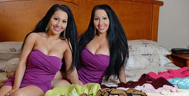 <em>爆乳</em>相同罩杯!双胞胎<em>姐妹</em>完全一样共嫁一夫! _