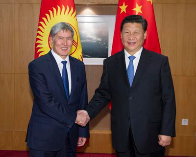 习近平分别会见哈萨克斯坦总统、 土库曼斯坦