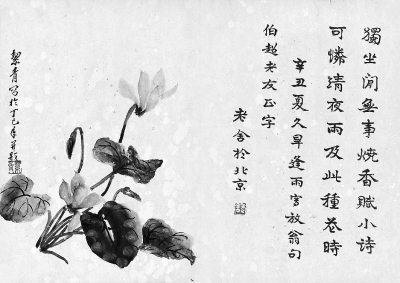人民艺术家的人民情怀——记老舍、胡絜青藏画展