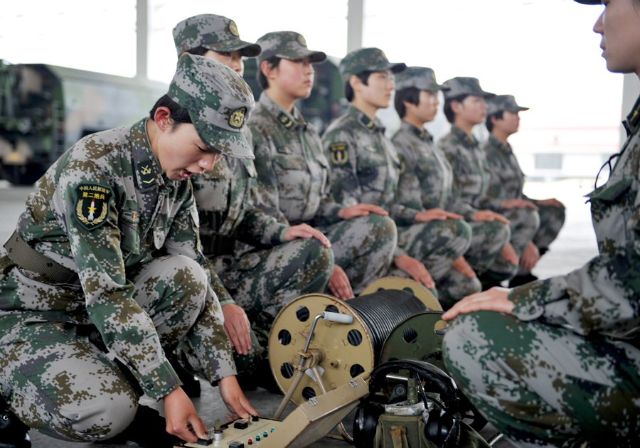 中国部队女兵内衣_中国女兵(3)