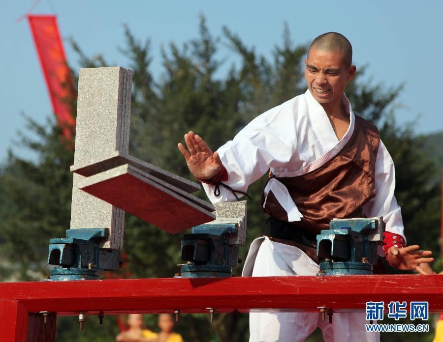 南少林武术文化节开幕:少林 少林 精湛的武艺举