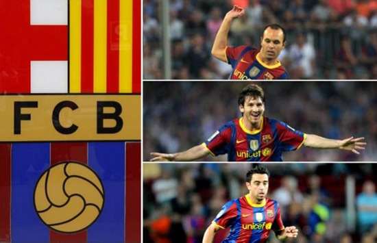 2010FIFA金球奖前三名公布 巴萨三剑客包揽名