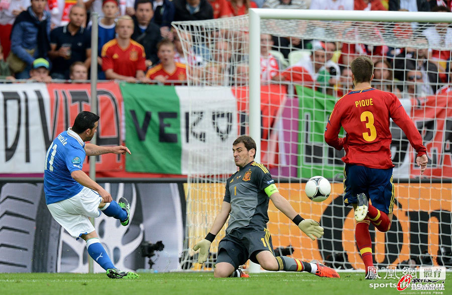 欧洲杯小组首轮十佳球 老兵舍瓦领衔[高清](6)