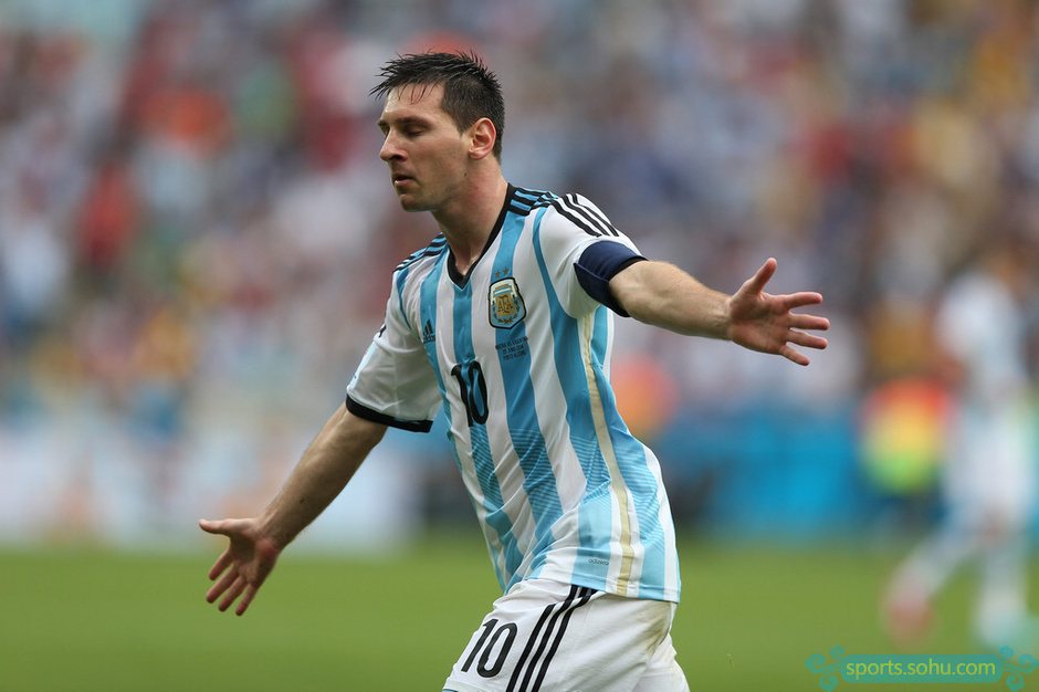 世界杯阿根廷胜尼日利亚 梅西独中两元(21)