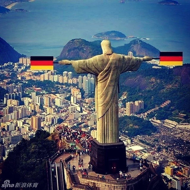 球迷PS恶搞巴西惨败德国(13)