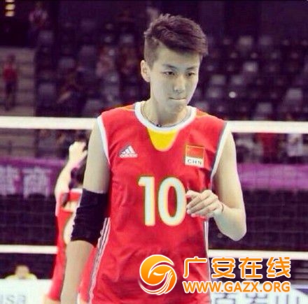 成都妹子亚运走红 被赞中国女排最帅队员(1)