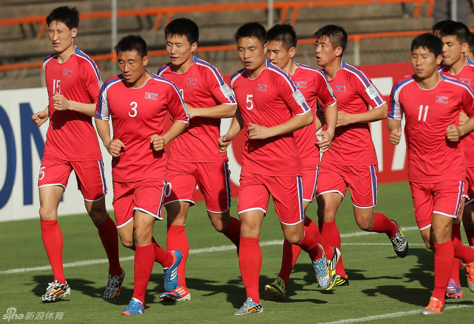 朝鲜队悉尼备战亚洲杯(8)