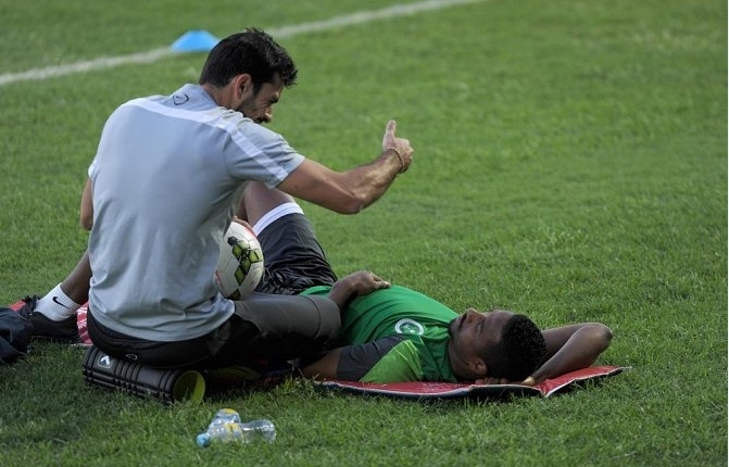 沙特男足澳洲封闭训练(3)_足球 _光明网