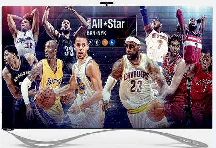 科沃尔顶替韦德出战全明星 乐视TV大屏呈现N