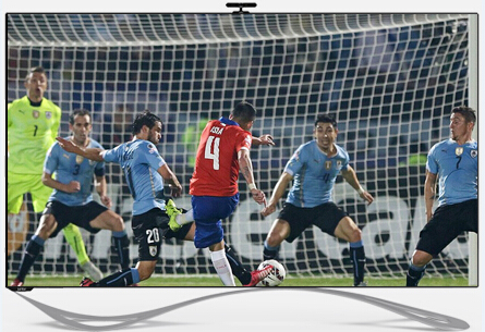 9人乌拉圭0-1遭智利绝杀 美洲杯登陆乐视超级