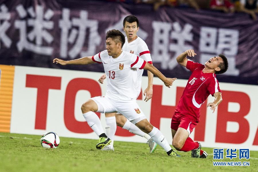 东亚杯男足赛:中国2比0胜朝鲜 保留冲冠希望(1