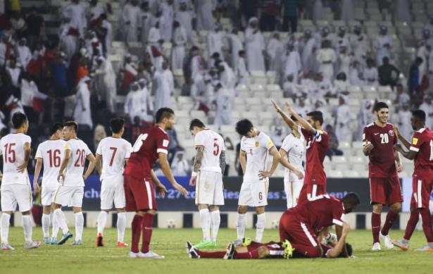 国足0-1卡塔尔小组第三没退路 世预赛登陆乐视