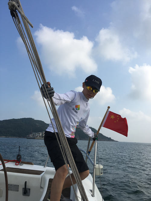 最小帆船手郭航辰:为爱扬帆中国杯