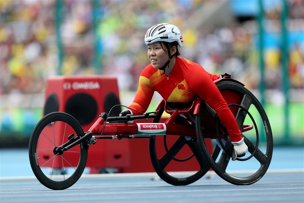 中国选手黄丽莎打破女子100米T53级世界纪录