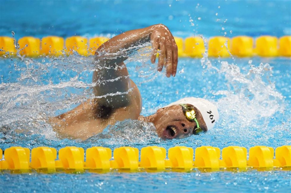 里约残奥会第五日游泳比赛(5)_中国军团