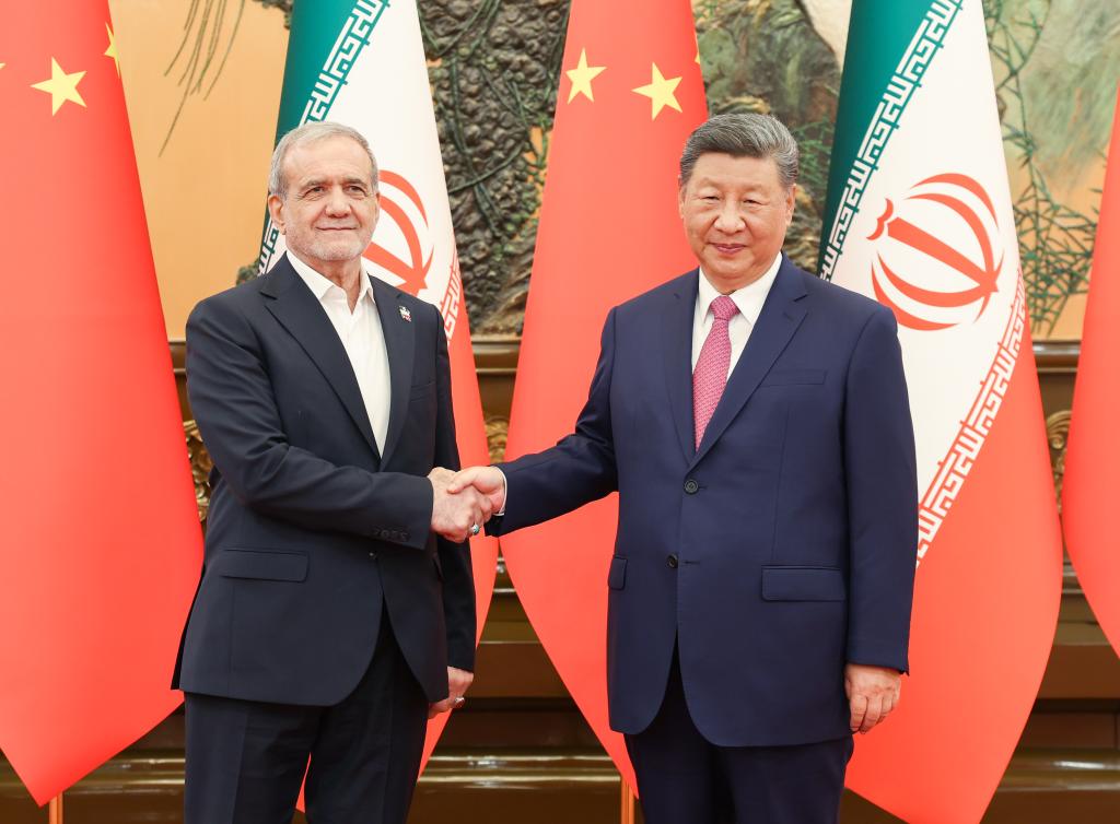 Xi meets Iranian president