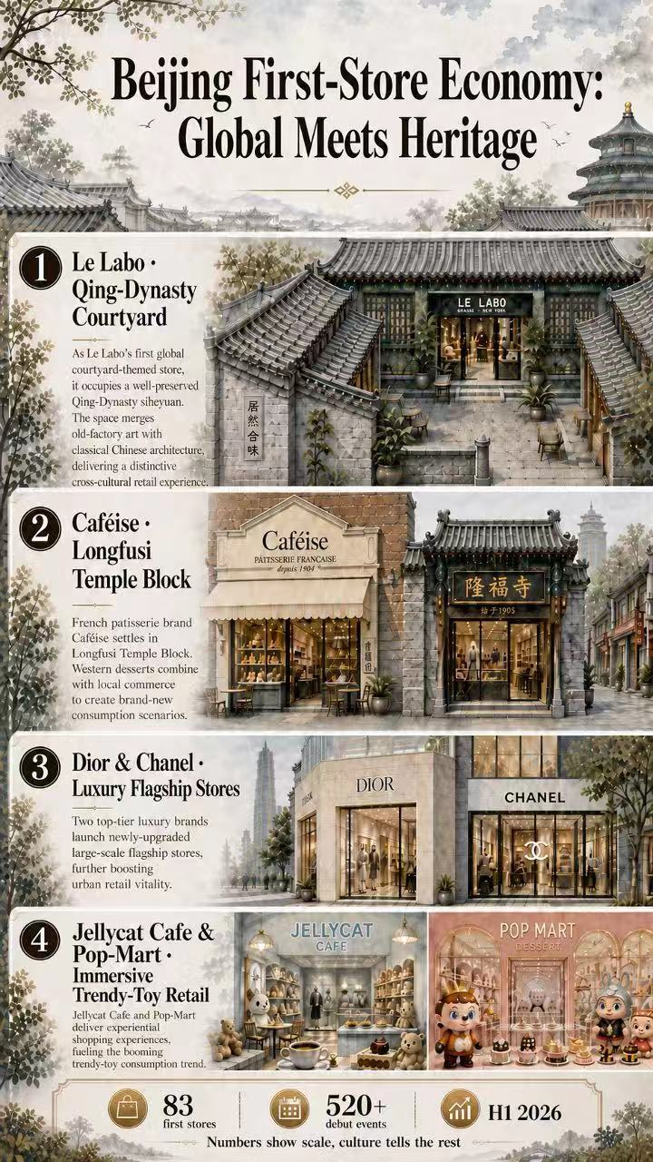 Beijing first-store economy: Global meets heritage