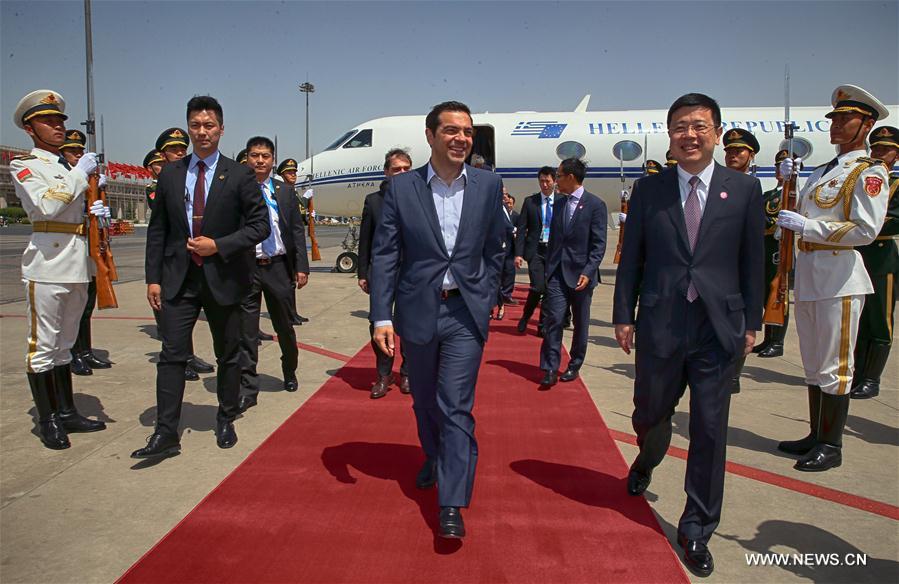 Leaders attending Belt and Road Forum arrive in Beijing