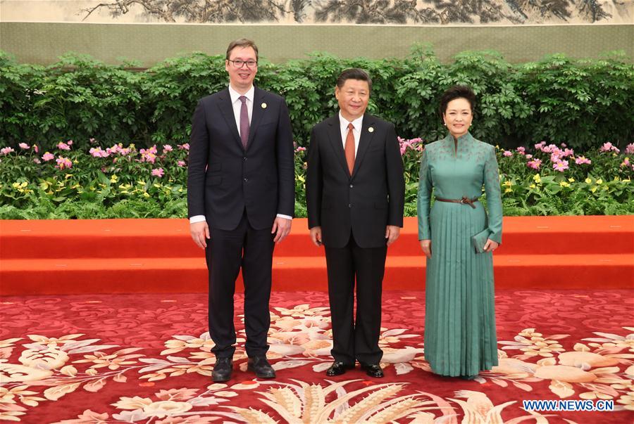 (BRF)CHINA-BEIJING-BELT AND ROAD FORUM-XI JINPING-WELCOME BANQUET (CN)