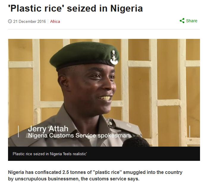 The Plastic Rice That Never Was