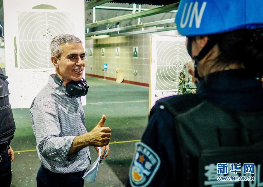 chinese policemen pass un peacekeeping evaluation