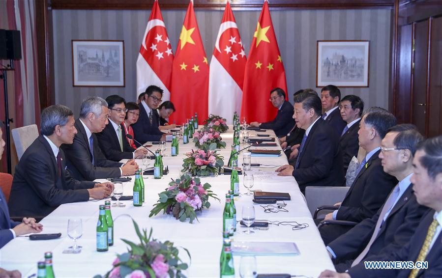 Xi urges mutual understanding with Singapore on core interests, major concerns