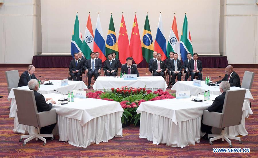 Xi urges BRICS to promote open world economy, multilateralism, common development