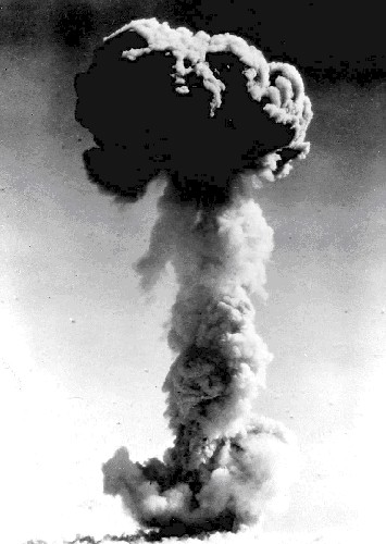 China's first atomic bomb explodes in 1964